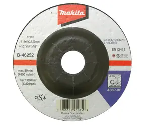 Makita B-46252 / brusný kotouč na ocel 115 mm 6.0 x 22.23 mm