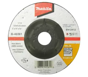 Makita B-46361 / brusný kotouč na nerez 125 mm 6.0 x 22.23 mm