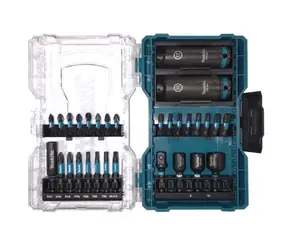 Makita E-22903 IMPACT BLACK / sada torzních bitů 1/4" / 30 ks / v plastové krabičce