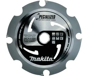 Makita B-33685 SPECIALIZED / pilový kotouč na vláknocementové desky / 165x20mm / 4 zuby