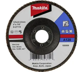 Makita D-27115 / Brusný lamelový kotouč 125 mm / zrnitost A120