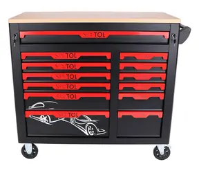 SIXTOL MECHANIC TROLLEY TITAN 1559 / Dílenský vozík s nářadím / 13 šuplíků / 1559 ks nářadí 