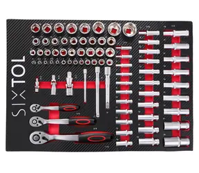 SIXTOL MECHANIC TOOL TRAY 1 - 80ks / Modul s nářadím do dílenského vozíku 