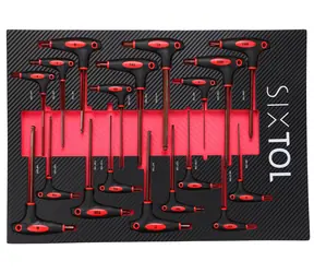 SIXTOL MECHANIC TOOL TRAY 5 - 18ks / Modul s nářadím do dílenského vozíku 