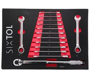 SIXTOL MECHANIC TOOL TRAY 7 - 14ks / Modul s nářadím do dílenského vozíku 