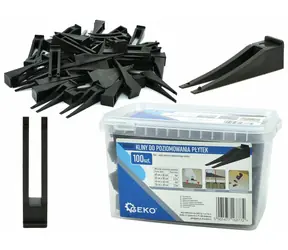 GEKO Klínky pro vyrovnávací systém na obklady a dlažbu 100 ks 