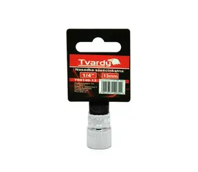 TVARDY Hlavice nástrčná 1/4" 13 mm 