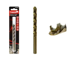 TVARDY HSS M35 9.5 mm vrták z kobaltového kovu 