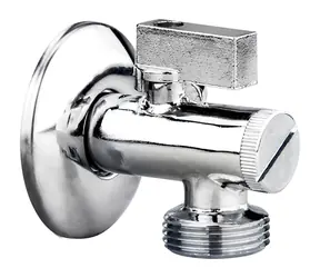 BALLETTO Ventil rohový s filtrem a kovovou pákou / pračkový / 1/2"-3/4" 