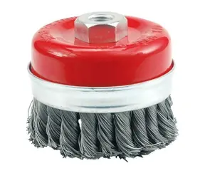 TOYA Kartáč drátěný čelní 80 mm pletený 
