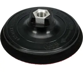 TOYA Talíř leštící/brousící M14 x 125 mm suchý zip 