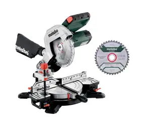 Metabo Set KS 216 M / Kapovací pila / 1350W / Průměr 216 mm / 3.800 ot-min