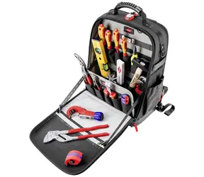 Knipex batoh s nářadím Module X18 Sanitary černá 