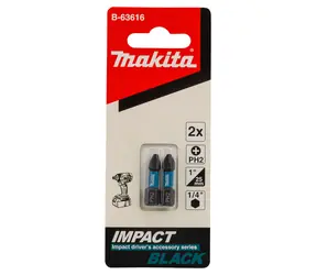 Makita B-63616 Torzní bit 1/4" PH2 25mm (2ks)