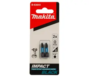 Makita B-63644 Torzní bit 1/4" PZ2 25mm (2ks)