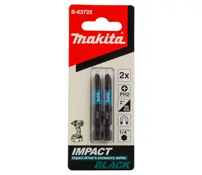 Makita B-63725 Torzní bit 1/4" PH2 50mm (2ks)