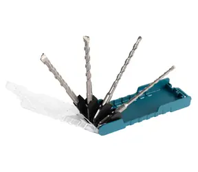 Makita E-13605 Sada 4ks vrtáků SDS-Plus do betonu / 6/8/10/12mm