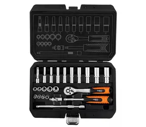NEO TOOLS 10-231 / Sada nářadí a nástrčných hlavic / velikost 1/4 / 23 ks