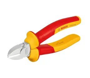 BOSCH 1600A02ND9 / Izolované boční štípací kleště / Délka 16 cm