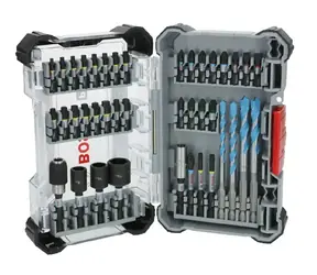 BOSCH 2608521U85 PRO Impact Mixed Set / 40-dílná sada bitů & vrtáků a nástrčných klíčů