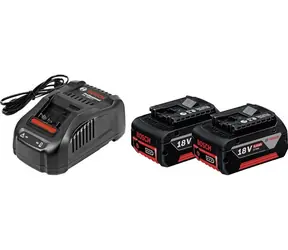 BOSCH GAL 1880 CV Charger + 2x GBA 18V 5.0 Ah