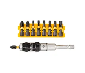DeWalt DT70578T-QZ / 10 dílný set bitů Torsion s úhlovým nástavcem