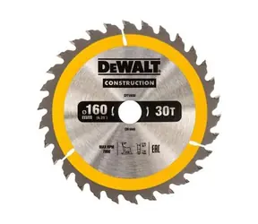 DeWalt DT1933-QZ / Pilový kotouč / Průměr: 165mm / Otvor: 20mm / Zuby: 18 / pro pily s napájecím kabelem