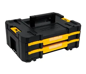 DeWalt DWST1-70706 / Kufr TSTAK IV s mělkými zásuvkami & nastavitelné přihrádky