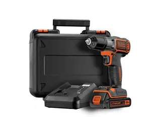 Black&Decker ASD18K-QW / Aku vrtačka jednorychlostní  / 18 V / 1x 1.5 Ah / kufr