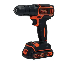 Black&Decker BDCD18K-QW / Aku vrtačka / 18 V / 1x 1.5 Ah / kufr