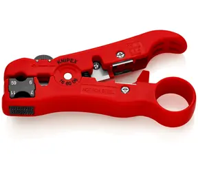 Knipex 166006SB Odizolovací nástroj na koaxiální a datové kabely