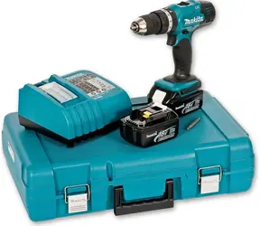 Makita DHP453RFE / Aku příklepový vrtací šroubák / Li-ion / 18V / 2x 3.0Ah 