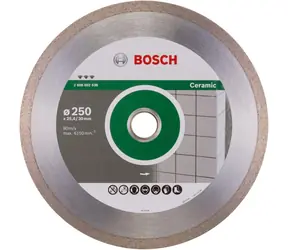 BOSCH diamantový dělící kotouč pro keramiku 250 / Průměr: 250mm / Otvor: 30 &25.4mm / šířka: 2.4mm / V. segmentu: 10 mm