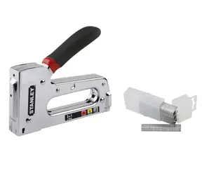 Stanley LD STHT6-70410 / Kleště sponkovací / 3v1 / Typ sponky A / Délka sponky 4-14 mm / Kolářské sponky J