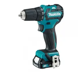 Makita DF332DSAE / Aku Bezuhlíkový šroubovák / 10.8V / Li-ion / 10mm sklíčidlo / 2x2.0Ah / 1500 ot-min / 35Nm