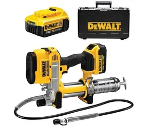 DeWalt DCGG571M1 / Aku Mazací lis / 18V / Li-ion / 1x4.0Ah / Výstupní tlak 690 bar | 10.000 PSI 