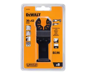 DeWalt DT20723 / Sada pilových listů DT20701 / Délka 43 mm / Šířka 30mm / 5ks