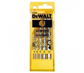 DeWalt EXTREME DT6956 / Sada vrtáků do zdiva / Průměr 4-10 mm / 5ks