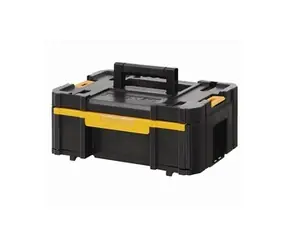 DeWalt DWST1-70705 / Kufr plastový TSTAK Box III / 1x zásuvka / 9 L / Rozměry 440x314x176 mm
