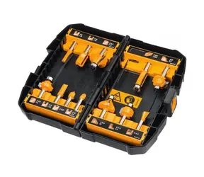 DeWalt DT90016-QZ / Sada stopkových fréz / 12ks