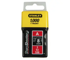 Stanley 1-TRA206T / 10mm 3:8" Spony standardní / typ A 5 | 53 | 530 / 1000 ks 
