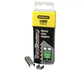 Stanley 1-TRA706T / 10mm 3:8" Spony pro vysoké zatížení / typ G 4 | 11 | 140 / 1000 ks 