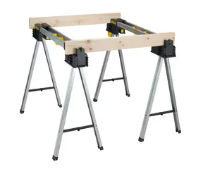 Stanley FMST1-75763 / kovové podstavce pro řezání / Rozměry: 101.7 x 75.8 x 12.5 cm / 2ks