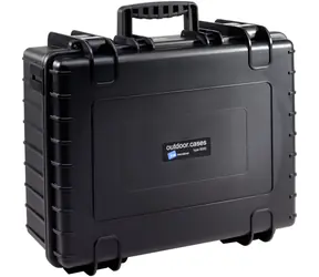 B&W 6000|B|SI Outdoorový kufr typ 6000 s předřezanou pěnovou výplní Černá / Rozměry 565 x 430 x 220 mm