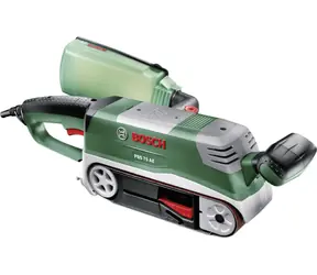 BOSCH PBS 75 AE Set / pásová bruska / 750W / brusná plocha 76x165 mm / rychlost 350 m-min