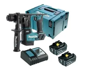 Makita DHR171RAJ / Aku Kladivo / 18V / 2x2.0Ah / Li-Ion / 680 ot-min / 4800 příklepů-min / 1.2J