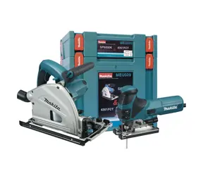 Makita MEU029J Sada nářadí - Přímočará pila 4351FCTJ + Okružní ponorná pila SP6000J