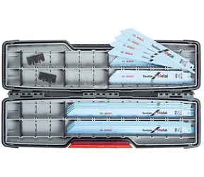 BOSCH 2607010995 / Sada pilových plátků pro kmitací pily na kov v boxu (20 ks)