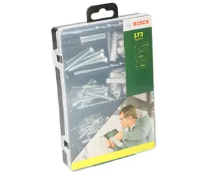 BOSCH 2607019511 / Sada upevňovacího příslušenství (173 ks)