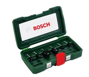 BOSCH 2607019464 / Sada fréz / HM / průměr stopky 6 mm / 6 ks
